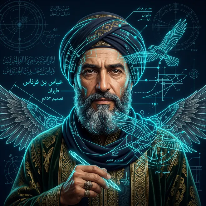 Abbas Ibn Firnas Hologram